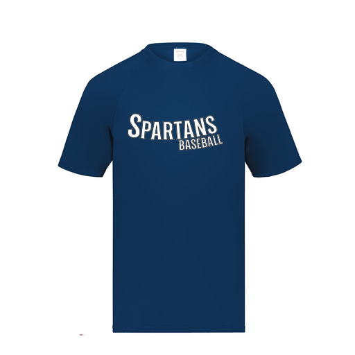 [2790.065.S-LOGO1] Men's Smooth Sport T-Shirt (Adult S, Navy, Logo 1)