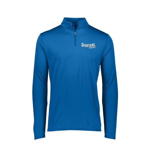 [FTLQFLRY-FAXS-LOGO1] Ladies Flex-Lite 1/4 Zip Shirt (Female Adult XS, Royal, Logo 1)