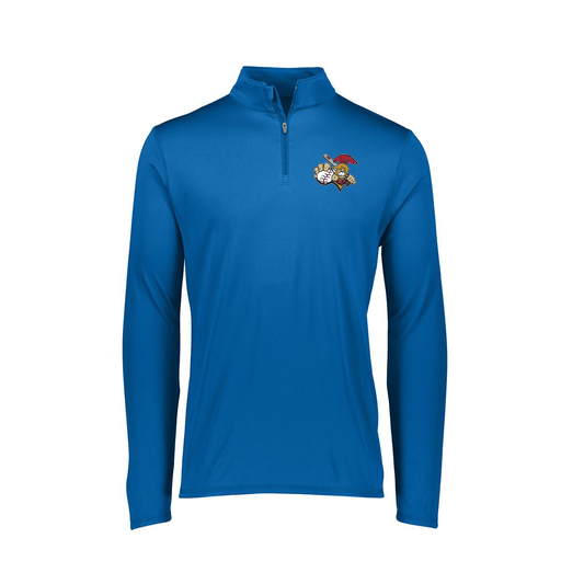 [FTLQFLRY-FAXS-LOGO2] Ladies Flex-Lite 1/4 Zip Shirt (Female Adult XS, Royal, Logo 2)