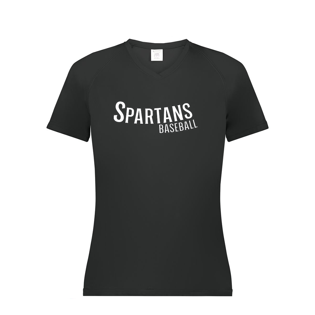 Ladies Smooth Sport V-Neck T-Shirt
