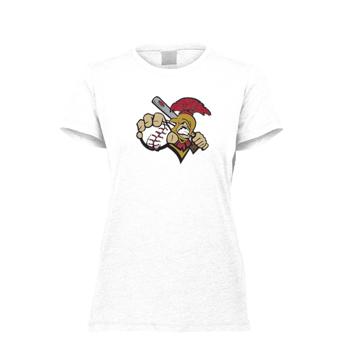 [FTSCUBWH-FAXS-LOGO2] Decker Women's Tri-Blend T-Shirt - Short Sleeve (Female Adult XS, White, Logo 2)