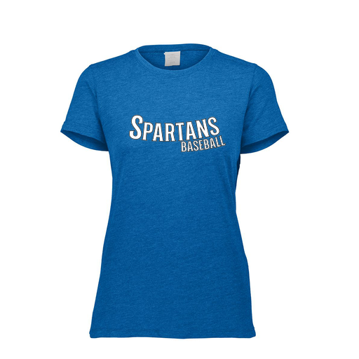 [FTSCUBRY-FAXS-LOGO1] Decker Women's Tri-Blend T-Shirt - Short Sleeve (Female Adult XS, Royal, Logo 1)
