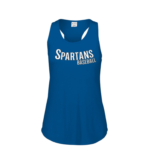 [3078.U55.S-LOGO1] Ladies Tri Blend Tank Top (Female Adult S, Royal, Logo 1)
