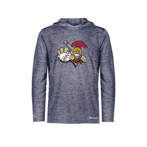 [FOLHCGNV-AS-LOGO2] Decker Men's Charge Hoodie (Adult S, Navy, Logo 2)