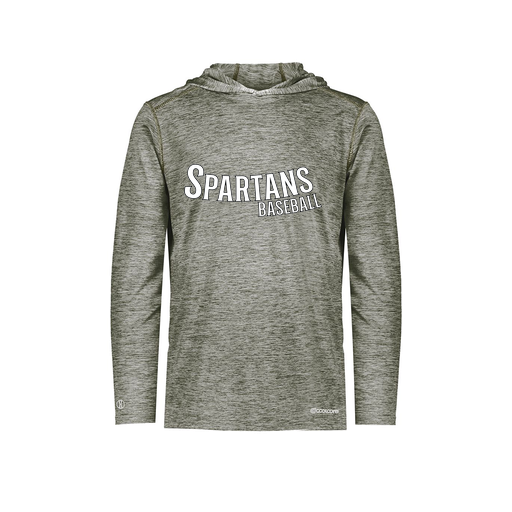 [FOLHCGGY-AS-LOGO1] Men's Charge Hoodie (Adult S, Gray, Logo 1)