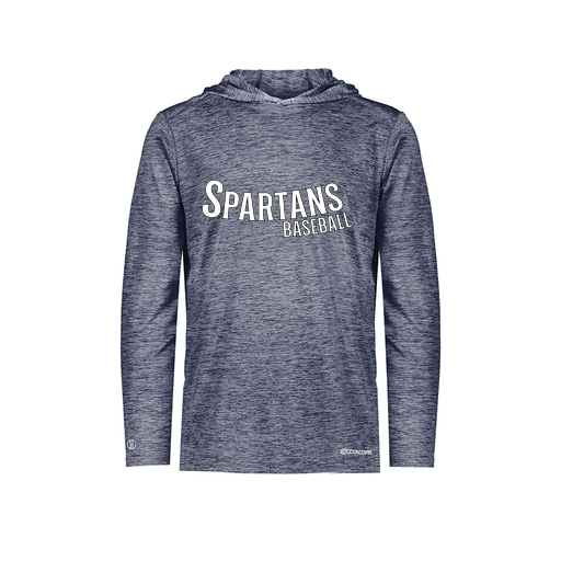 [FOLHCGNV-YS-LOGO1] Decker Youth Charge Hoodie (Youth S, Navy, Logo 1)