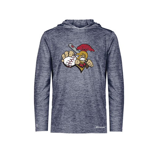 [FOLHCGNV-YS-LOGO2] Decker Youth Charge Hoodie (Youth S, Navy, Logo 2)