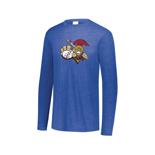 [3075.U55.XS-LOGO2] Men's LS Ultra-blend T-Shirt (Adult XS, Royal, Logo 2)