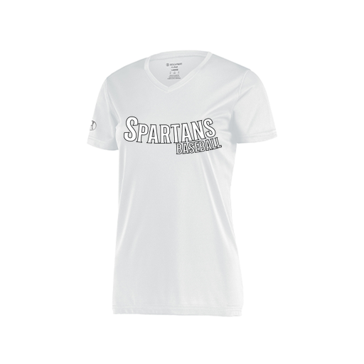 [222820.005.S-LOGO1] Ladies Movement Dri Fit Shirt (Female Adult S, White, Logo 1)